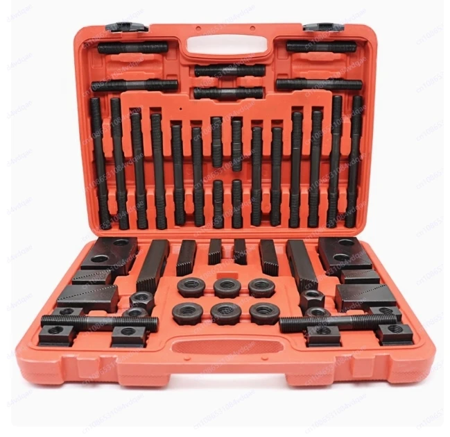 58pcs Milling Machine Clamping Set Mill Clamp Kit Vice M12 Universal Fixture Screw Set Pressure Plate Processing Parts
58pcs Milling Machine Clamping Set Mill Clamp Kit Vice M12 Universal Fixture Screw Set Pressure Plate Processing Parts