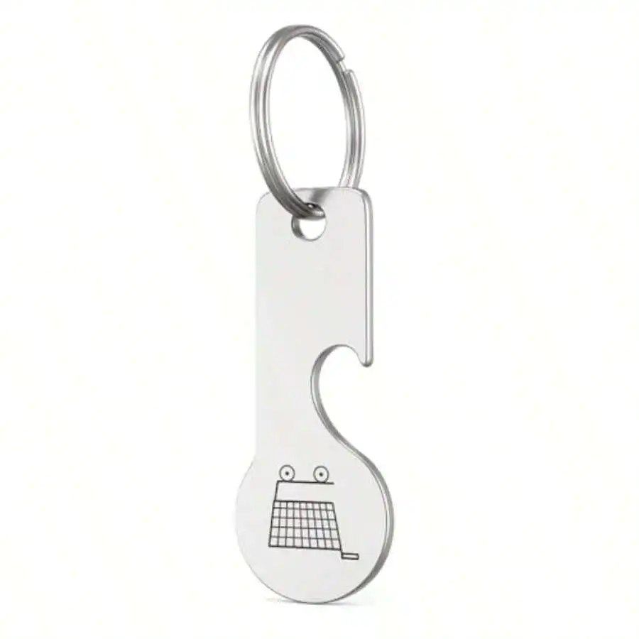 Stainless Steel Trolley Token Keychain Bottle Opener For Women Practical Shopping Gadget Gift
Stainless Steel Trolley Token Keychain Bottle Opener For Women Practical Shopping Gadget Gift