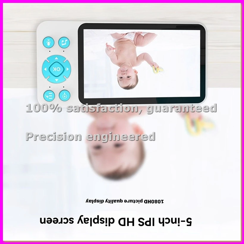 Baby Monitor 5-Inch IPS HD Screen Display Tuya Remote Control Two-Way Intercom Indoor Surveillance Camera for Babies-ELEC
Baby Monitor 5-Inch IPS HD Screen Display Tuya Remote Control Two-Way Intercom Indoor Surveillance Camera for Babies-ELEC