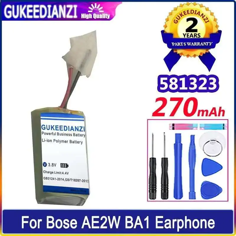 Аккумулятор для наушников Bose AE2W BA1 AHB581323PA 270 мАч, замена премиум-класса, высокая эффективность 581323 2 линии
Аккумулятор для наушников Bose AE2W BA1 AHB581323PA 270 мАч, замена премиум-класса, высокая эффективность 581323 2 линии