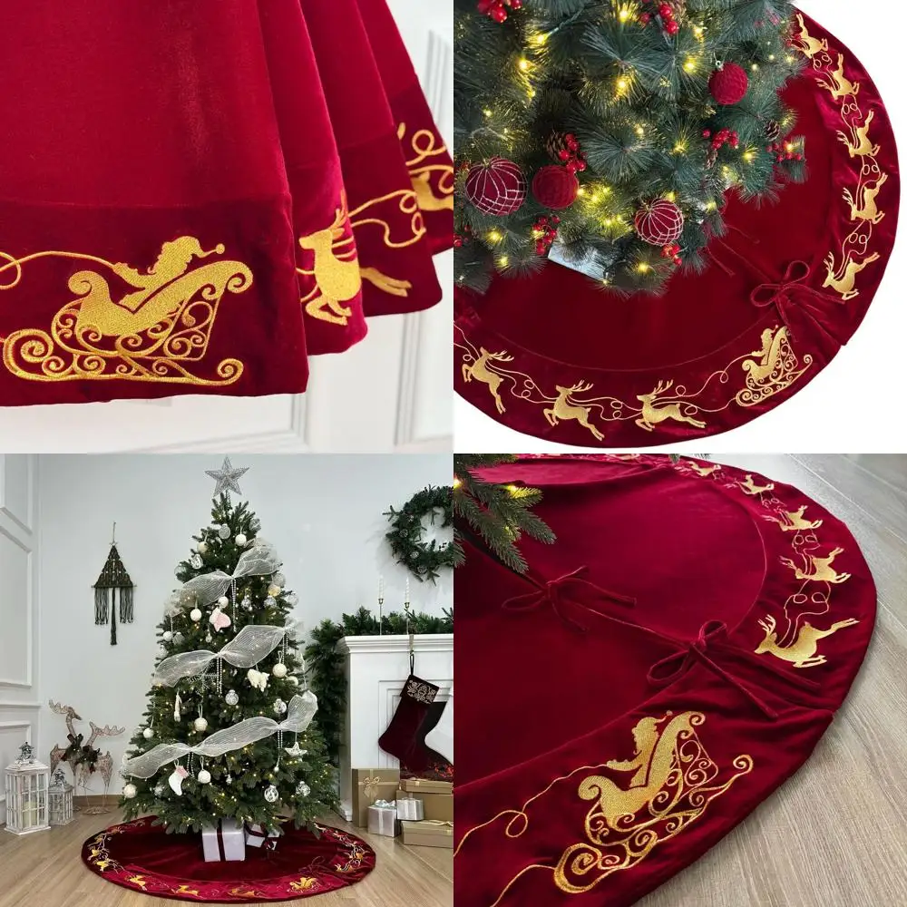 Бархатная юбка-ялка с золотым оленем и саней, кружевными завязками, бордовый
Бархатная юбка-ялка с золотым оленем и саней, кружевными завязками, бордовый