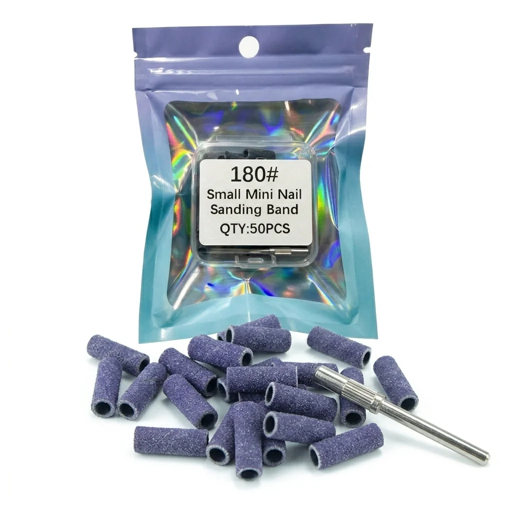 50pcs Purple 180 Grit Wear-Resistant Seamless Mini Nail Sanding Bands for Manicure Prep Grinding Tool with Universal Shaft Set
50pcs Purple 180 Grit Wear-Resistant Seamless Mini Nail Sanding Bands for Manicure Prep Grinding Tool with Universal Shaft Set