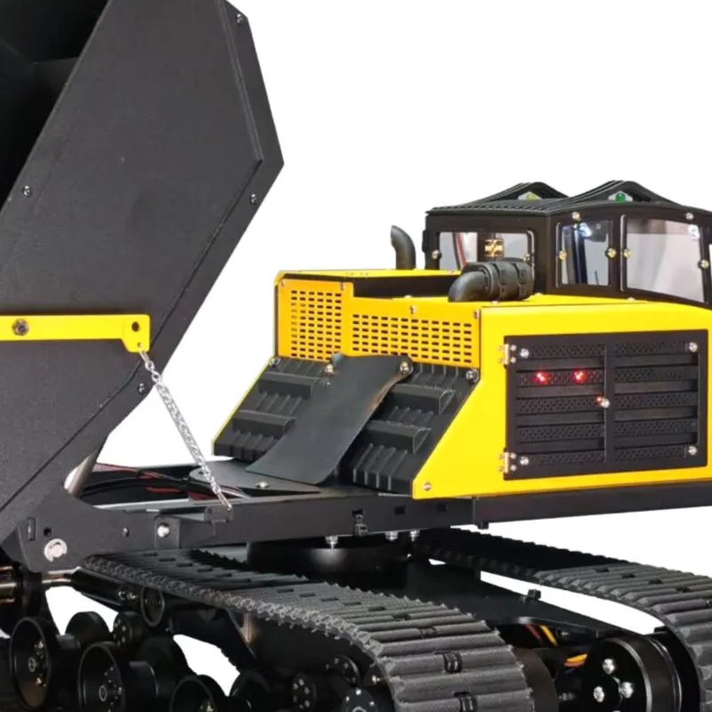 Hydraulic Remote Control Dump Truck 1/14 Metal T14R Panther Crawler Tracked Tipper Construction Machine Light Sound System
Hydraulic Remote Control Dump Truck 1/14 Metal T14R Panther Crawler Tracked Tipper Construction Machine Light Sound System