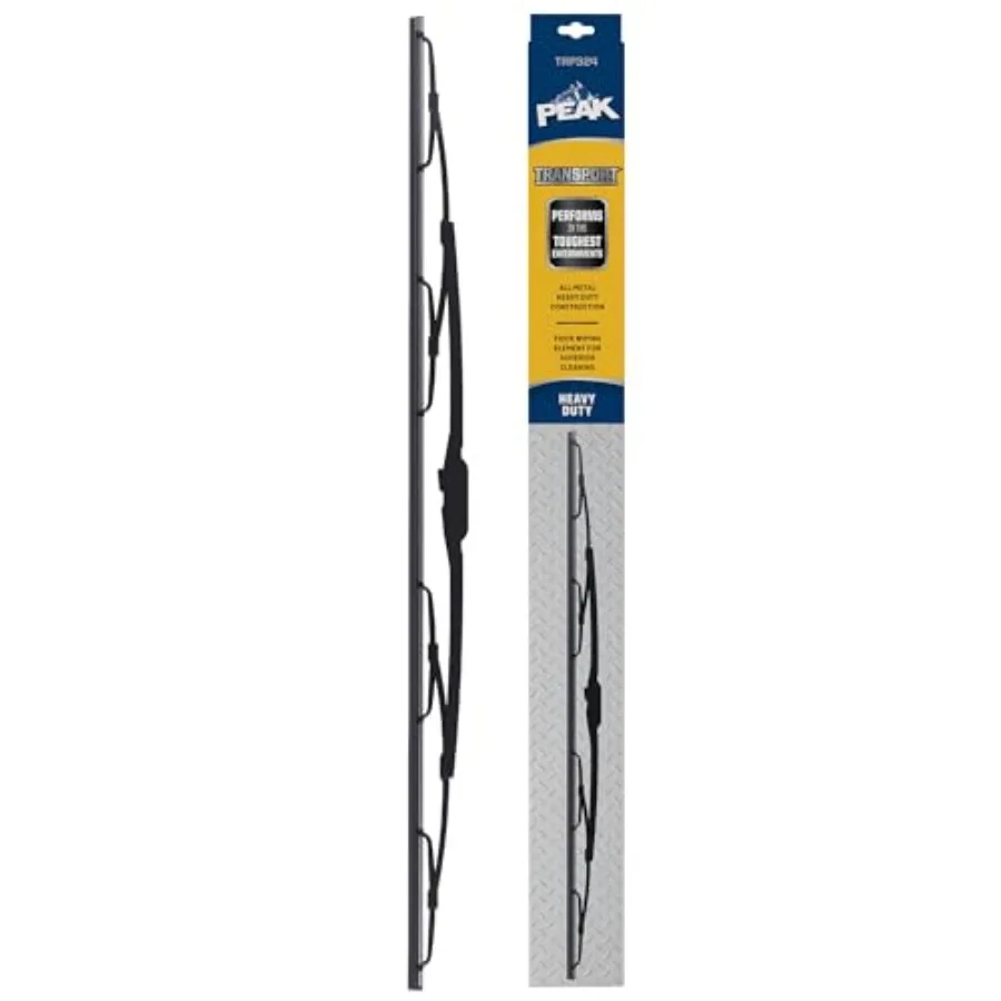 Transport Heavy Duty 12x4 Hook Windshield Wiper Blade Durable Metal Wiper Blade Replacement Windshield Wiper for Class A RV's
Transport Heavy Duty 12x4 Hook Windshield Wiper Blade Durable Metal Wiper Blade Replacement Windshield Wiper for Class A RV's
