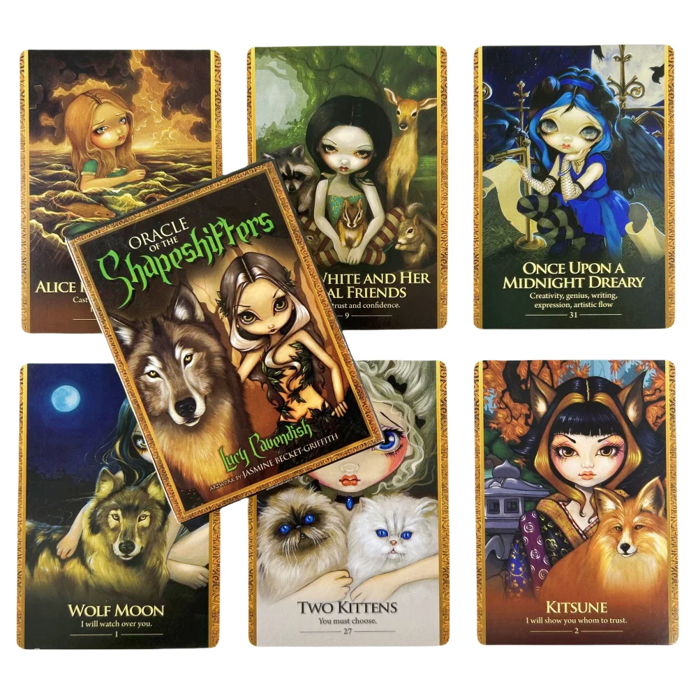 Oracle Of The Shapeshifters Cards Tarot English Visions Divination Edition Deck Borad Playing Games
Oracle Of The Shapeshifters Cards Tarot English Visions Divination Edition Deck Borad Playing Games