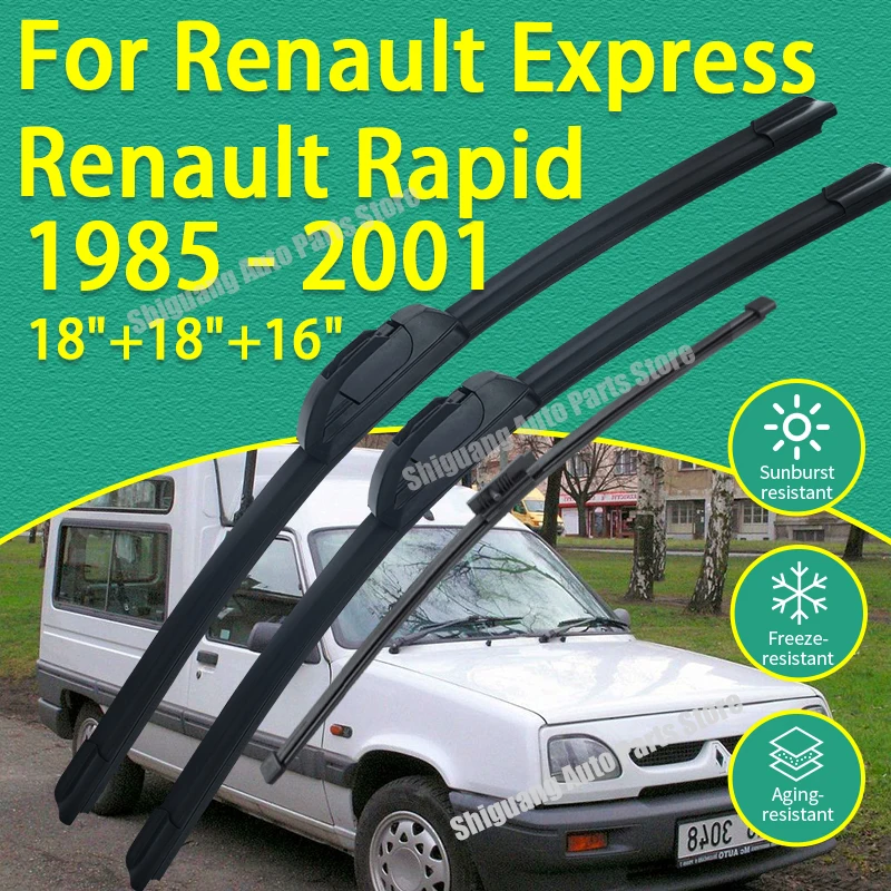 Front Rear Silicone Coating Wipers for Renault Express Rapid 1985 - 2001 Car Wiper Windshield Windscreen Blades Accessories 2000
Front Rear Silicone Coating Wipers for Renault Express Rapid 1985 - 2001 Car Wiper Windshield Windscreen Blades Accessories 2000
