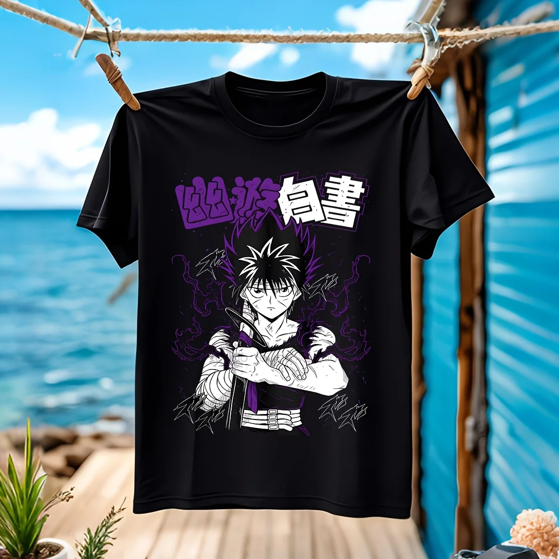 YYH Vintage Yusuke Hiei Graphic Men's T-shirt 100% Cotton Casual Breathable Confortable sports occasions available in various si
YYH Vintage Yusuke Hiei Graphic Men's T-shirt 100% Cotton Casual Breathable Confortable sports occasions available in various si