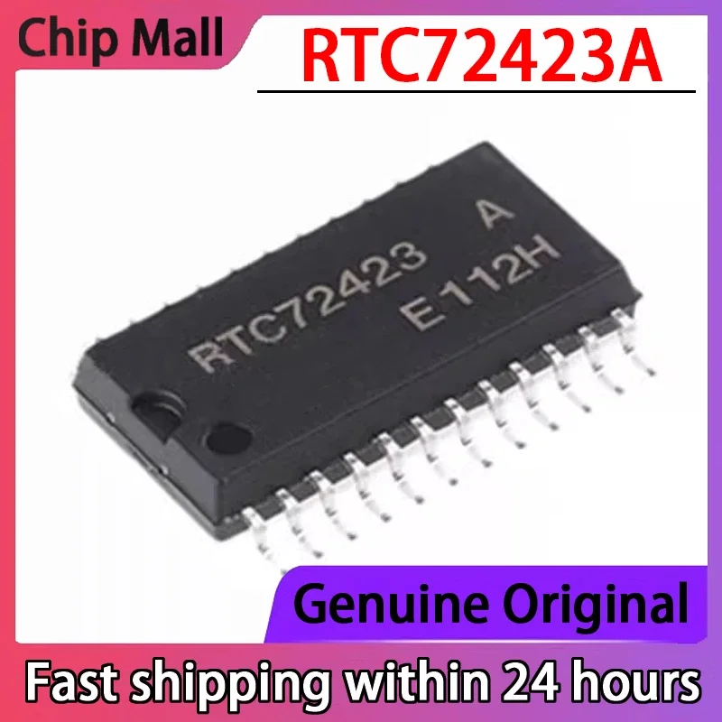 1 шт. оригинальный чип часов реального времени RTC72423 RTC72423A SOP-24
1 шт. оригинальный чип часов реального времени RTC72423 RTC72423A SOP-24
