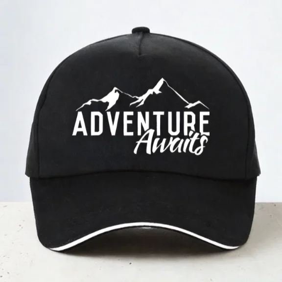 Adventure Awaits Mountain Baseball cap Outdoor sports adjustable Golf snapback hats gorra
Adventure Awaits Mountain Baseball cap Outdoor sports adjustable Golf snapback hats gorra