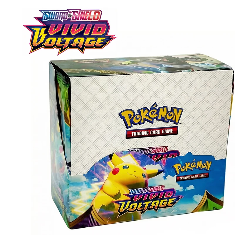 Pokemon TCG Sword & Shield Vivid Voltage Booster Box - 36 Packs English Trading Card Game Collectible Cards Kids Toy Gift
Pokemon TCG Sword & Shield Vivid Voltage Booster Box - 36 Packs English Trading Card Game Collectible Cards Kids Toy Gift