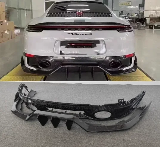 Для Porsche Carrera 911 992 2019-2024 кованый настоящий сухой карбоновый задний бампер, диффузор багажника, спойлер, крышка OEM, комплект кузова
Для Porsche Carrera 911 992 2019-2024 кованый настоящий сухой карбоновый задний бампер, диффузор багажника, спойлер, крышка OEM, комплект кузова
