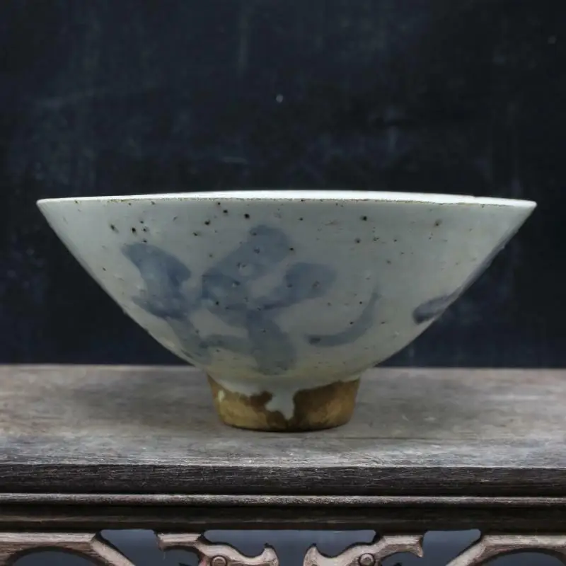 4.76" Chinese Ming Antique Blue White Porcelain Hat Shape Bowl Nice Art Work
4.76" Chinese Ming Antique Blue White Porcelain Hat Shape Bowl Nice Art Work