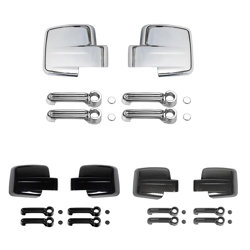 Car Side Rearview Mirror & Exterior Door Handle Cover Trim ABS For Dodge Nitro Jeep Liberty 2007-2012
Car Side Rearview Mirror & Exterior Door Handle Cover Trim ABS For Dodge Nitro Jeep Liberty 2007-2012