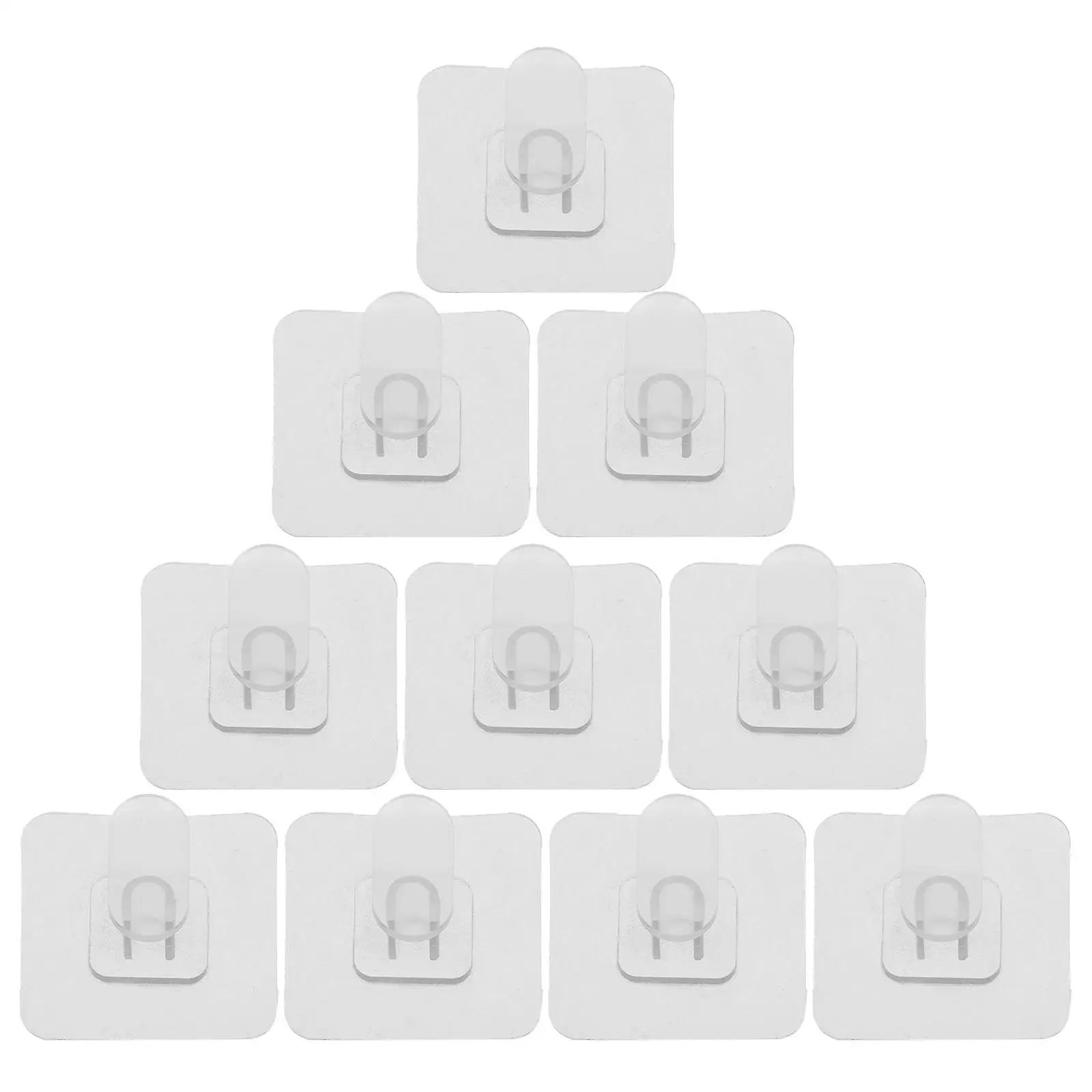 10pcs Adhesive Hooks Heavy Duty Non marking Strong Hold for Bathroom Kitchen Shower Wall Mount Clear Plastic Hooks Transparent
10pcs Adhesive Hooks Heavy Duty Non marking Strong Hold for Bathroom Kitchen Shower Wall Mount Clear Plastic Hooks Transparent