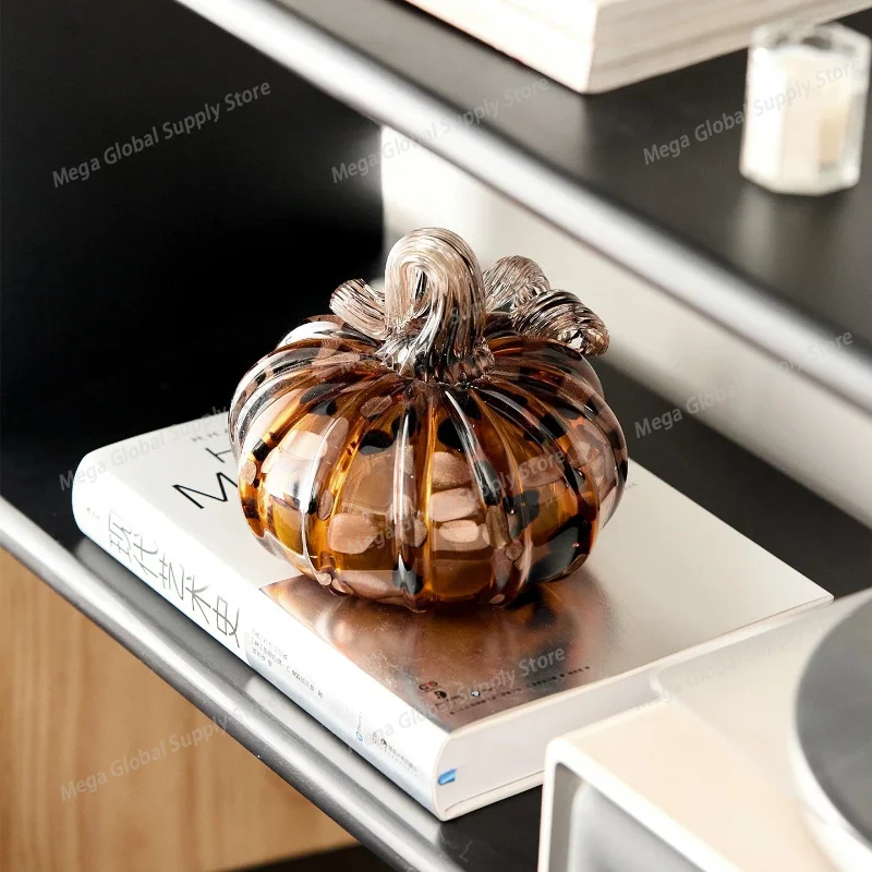 Mid-Century Vintage Premium Glass Pumpkin Ornament Modern Luxury Wine Cabinet Living Room TV Stand Desktop Decoration
Mid-Century Vintage Premium Glass Pumpkin Ornament Modern Luxury Wine Cabinet Living Room TV Stand Desktop Decoration