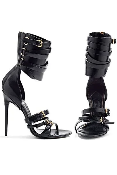 Belt Buckle Soild Pointed Toe Mid-Calf Women Sandals Stiletto High Heels Back Zipper Design Large Size Fashion Show Shoes
Belt Buckle Soild Pointed Toe Mid-Calf Women Sandals Stiletto High Heels Back Zipper Design Large Size Fashion Show Shoes