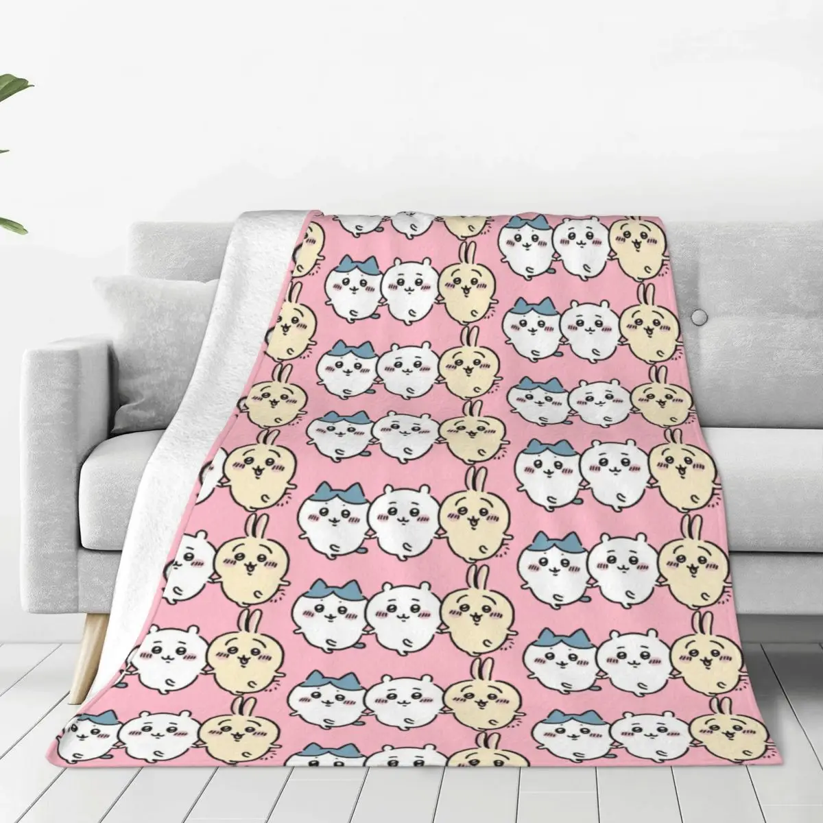 Custom Chiikawa Cartoon Blankets Warm Flannel Throw Blanket for Bedroom Office Bedspreads
Custom Chiikawa Cartoon Blankets Warm Flannel Throw Blanket for Bedroom Office Bedspreads