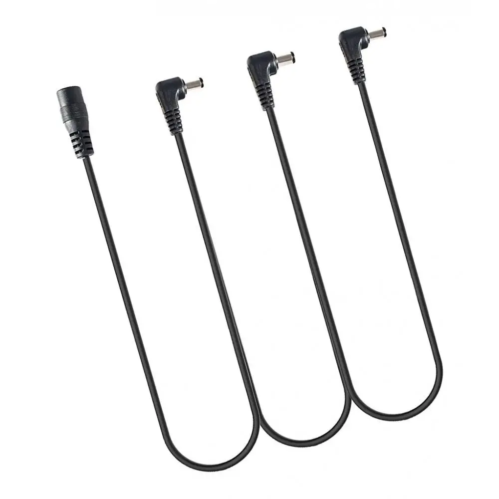 Guitar Effect Pedal Power Supply Daisy Chain Cable 3 Way Low Weight Durable Right Angle Cord for Accessories for Electric Guitar
Guitar Effect Pedal Power Supply Daisy Chain Cable 3 Way Low Weight Durable Right Angle Cord for Accessories for Electric Guitar