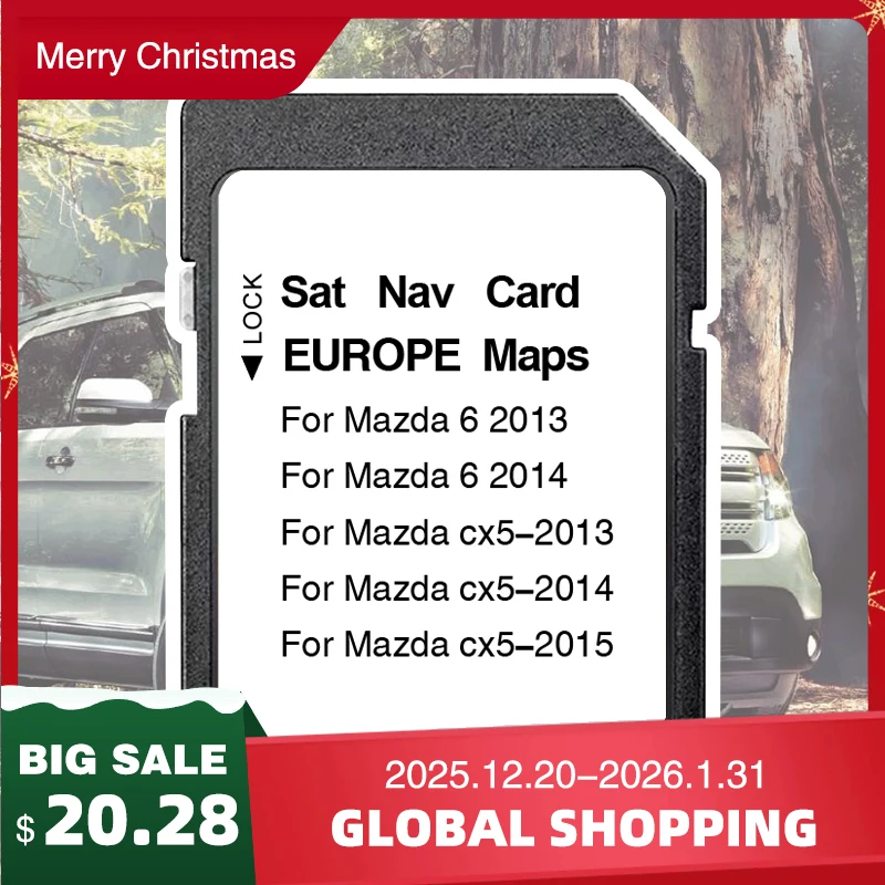 2025 Version Navigation System EU UK Sat Navi Accessories for Mazda 6 CX-5 Vehicle GPS SD Card Update Maps
2025 Version Navigation System EU UK Sat Navi Accessories for Mazda 6 CX-5 Vehicle GPS SD Card Update Maps