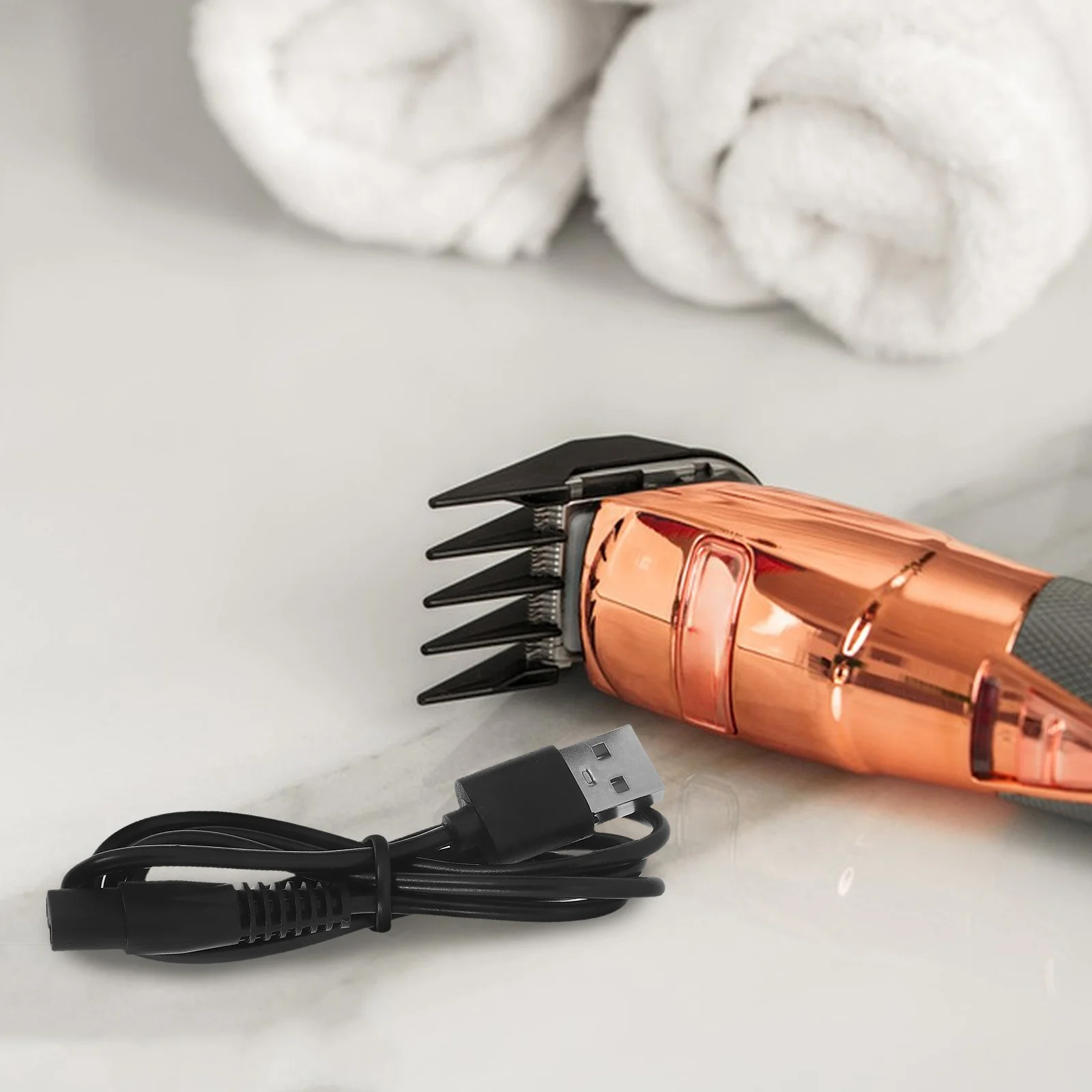 2Pcs Shaver Charging Tool 60cm USB Power Cable Durable Rubber and Copper Material 8-Shape Connector Heat Resistant Long Usage
2Pcs Shaver Charging Tool 60cm USB Power Cable Durable Rubber and Copper Material 8-Shape Connector Heat Resistant Long Usage