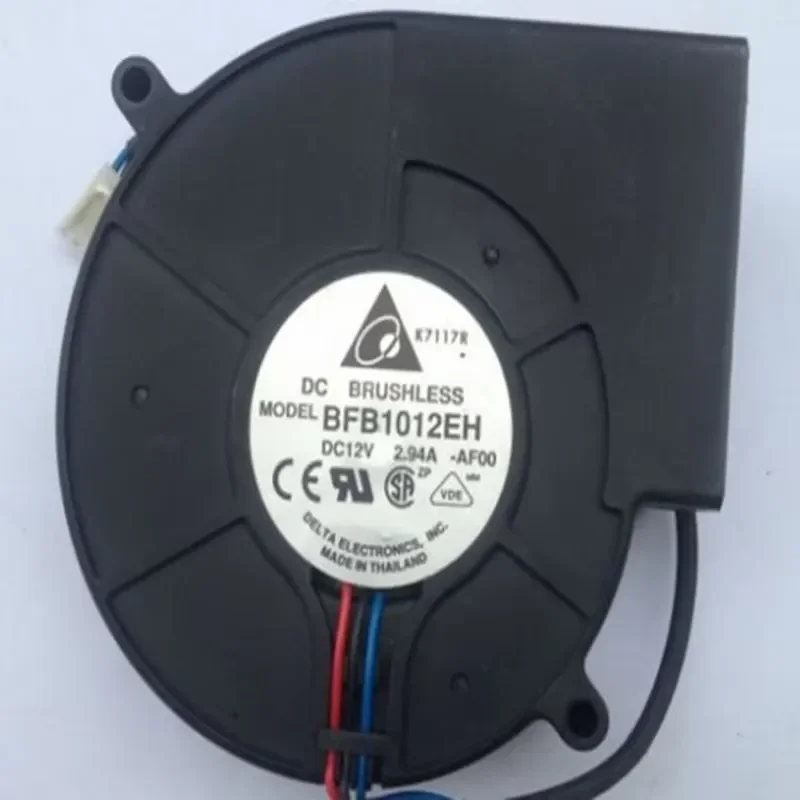 New, Ready Stock Brand New BFB1012EH 12V 2.94A 3 Wires Dual Ball Bearing Blower Centrifugal for Plc
New, Ready Stock Brand New BFB1012EH 12V 2.94A 3 Wires Dual Ball Bearing Blower Centrifugal for Plc