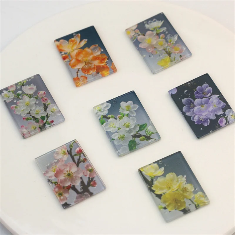 Wholesale 90pcs/lot color flowers pattern geometry rectangle shape acrylic beads diy jewelry garment accessory
Wholesale 90pcs/lot color flowers pattern geometry rectangle shape acrylic beads diy jewelry garment accessory