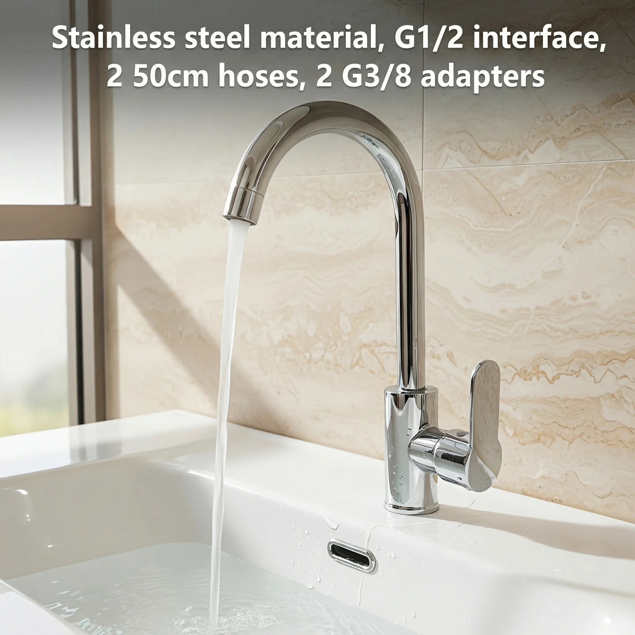 1PC/chrome plated high gloss curved basin kitchen faucet simple and modern dual control bathroom countertop basin faucet bathroo
1PC/chrome plated high gloss curved basin kitchen faucet simple and modern dual control bathroom countertop basin faucet bathroo