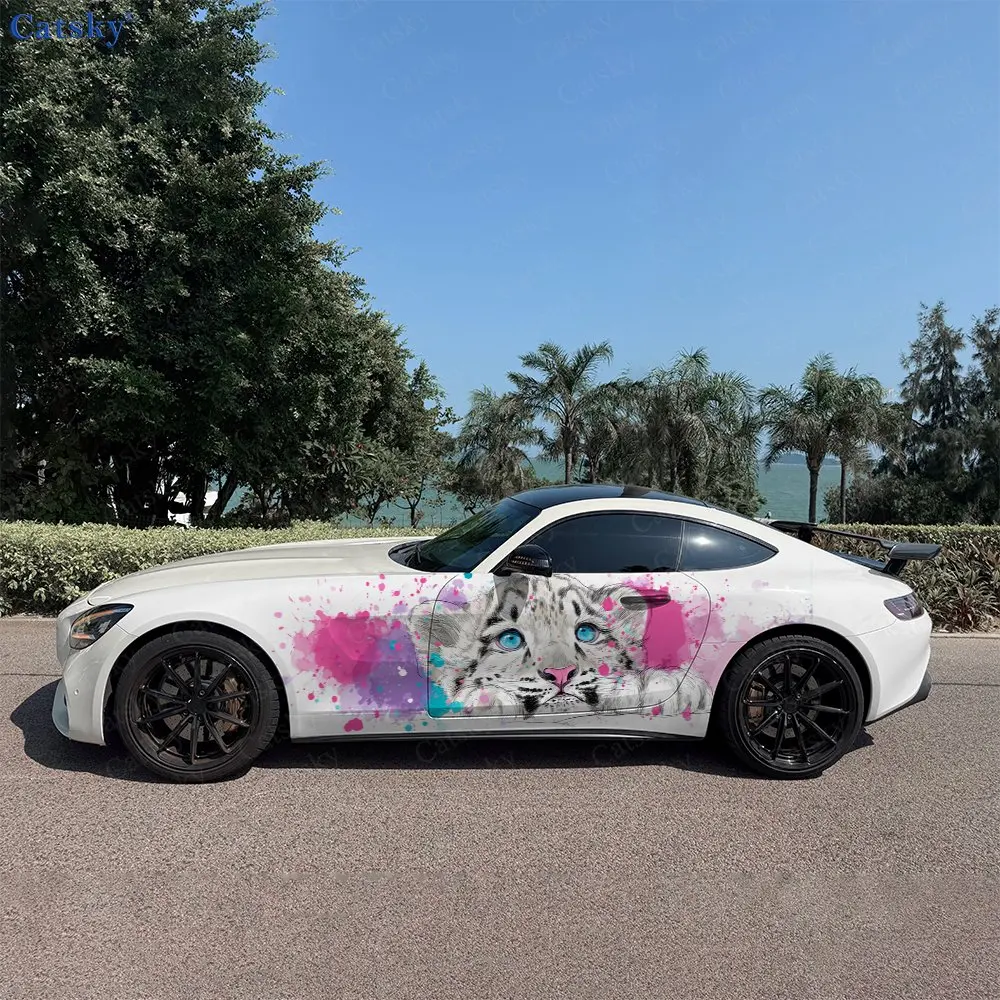 2pcs Colorful Snow Leopard Car Sticker Full Body Decal Decoration Scratches Protect Car Sticker Waterproof Car Vinyl Wraps
2pcs Colorful Snow Leopard Car Sticker Full Body Decal Decoration Scratches Protect Car Sticker Waterproof Car Vinyl Wraps