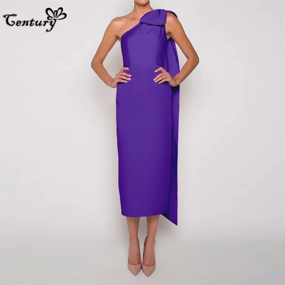 Purple Prom Dress Short Tea-Length Big Bow Simple Satin Evening Party Gowns Formal Occasion Dresse Robe De Soiree Vestido Largo
Purple Prom Dress Short Tea-Length Big Bow Simple Satin Evening Party Gowns Formal Occasion Dresse Robe De Soiree Vestido Largo