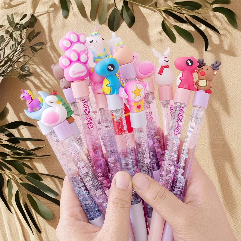 6Pcs Little Fresh Fairy Neutral Pen; Liquid Colorful Quicksand Pen; Black Water-based Pen Student Supplies
6Pcs Little Fresh Fairy Neutral Pen; Liquid Colorful Quicksand Pen; Black Water-based Pen Student Supplies