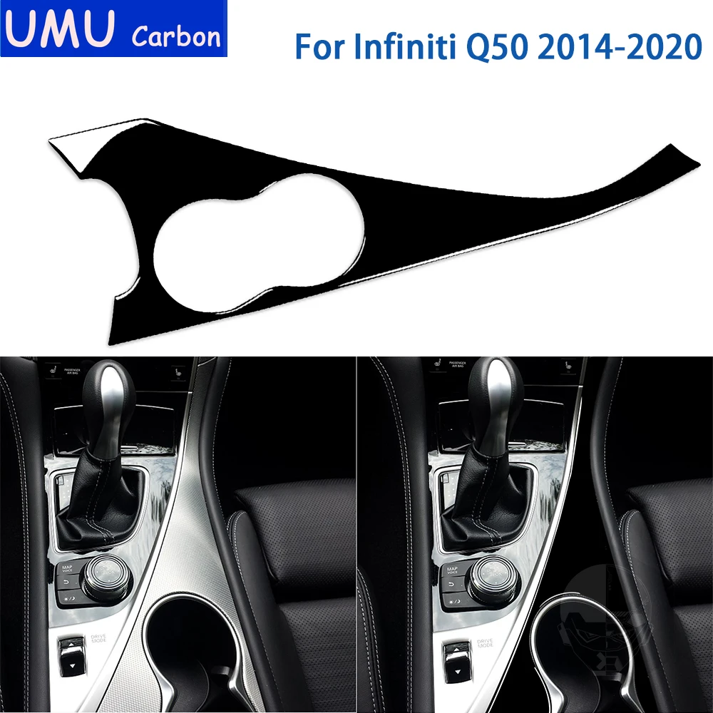 For Infiniti Q50 2014-2020 Accessories Car Black Plastic Interior Cup Holder Panel Trim Sticker Decoration
For Infiniti Q50 2014-2020 Accessories Car Black Plastic Interior Cup Holder Panel Trim Sticker Decoration