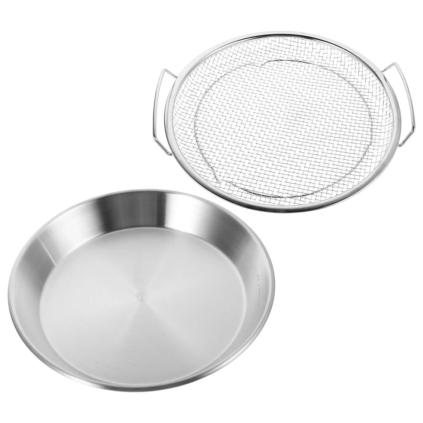 Stainless Steel Pan Oil Filter Sieve Kitchen Strainer Basket Metal Mesh Large Capacity Easy Kitchen Sieve Strainer Cleaning
Stainless Steel Pan Oil Filter Sieve Kitchen Strainer Basket Metal Mesh Large Capacity Easy Kitchen Sieve Strainer Cleaning