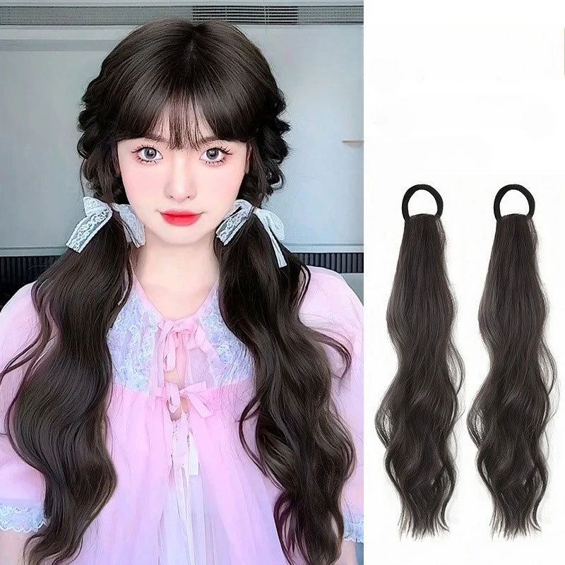 Wig Ponytail Hair for Women, Elastic Bands, Youthful Natural Double Ponytail Hair Accessories, Synthetic Wig Fake Braid
Wig Ponytail Hair for Women, Elastic Bands, Youthful Natural Double Ponytail Hair Accessories, Synthetic Wig Fake Braid