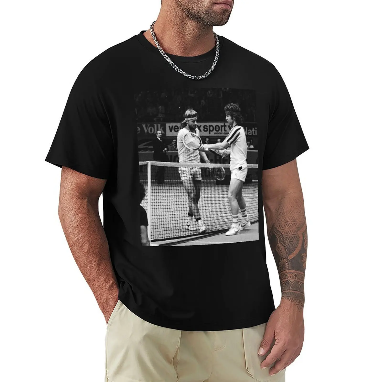 Borg and McEnroe: The Greatest Rivalry in Tennis T-Shirt Fashion Pattern Printed Tee Shirt
Borg and McEnroe: The Greatest Rivalry in Tennis T-Shirt Fashion Pattern Printed Tee Shirt
