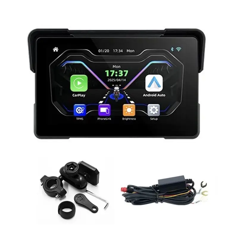 A58X-Portable Digital Motorcycle Dashboard 7.0" Wireless Carplay Moto Android Auto GPS Navigation Display Screen Monitor
A58X-Portable Digital Motorcycle Dashboard 7.0" Wireless Carplay Moto Android Auto GPS Navigation Display Screen Monitor