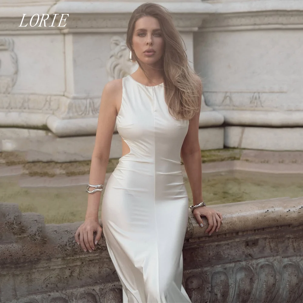 LORIE Elegant Mermaid Civil Wedding Dress Scoop Bridal Dresses Simple Backless Engagement Wedding Gown Customized 2026
LORIE Elegant Mermaid Civil Wedding Dress Scoop Bridal Dresses Simple Backless Engagement Wedding Gown Customized 2026