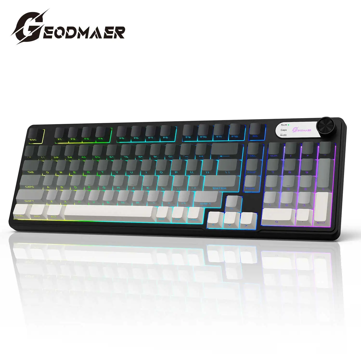 98 Keys Wireless Gaming Keyboard, Tri-Mode Silent Gaming Keyboard with RGB Backlit Computer Keyboards for PC Mac Laptop Gamer
98 Keys Wireless Gaming Keyboard, Tri-Mode Silent Gaming Keyboard with RGB Backlit Computer Keyboards for PC Mac Laptop Gamer