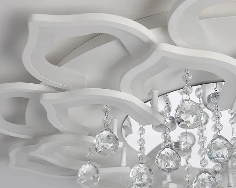 Modern Living Room Ceiling Light LED Lotus Crystal Ceiling Light Bedroom Atmospheric Home Bedroom Dining Room Acrylic Light
Modern Living Room Ceiling Light LED Lotus Crystal Ceiling Light Bedroom Atmospheric Home Bedroom Dining Room Acrylic Light