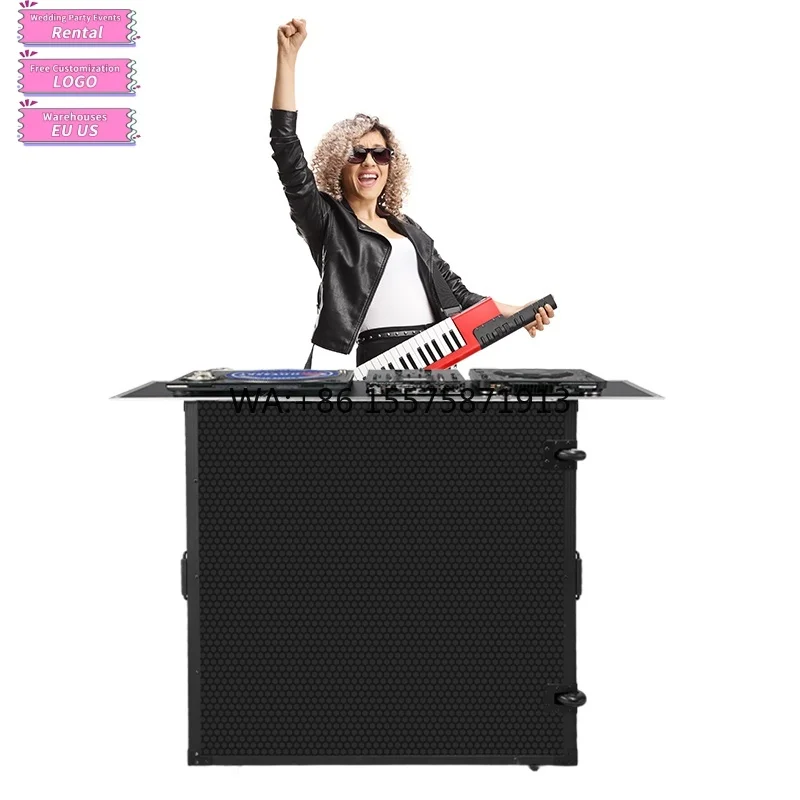 Foldable DJ Stand Portable for Club Party Wedding Trade Show
Foldable DJ Stand Portable for Club Party Wedding Trade Show