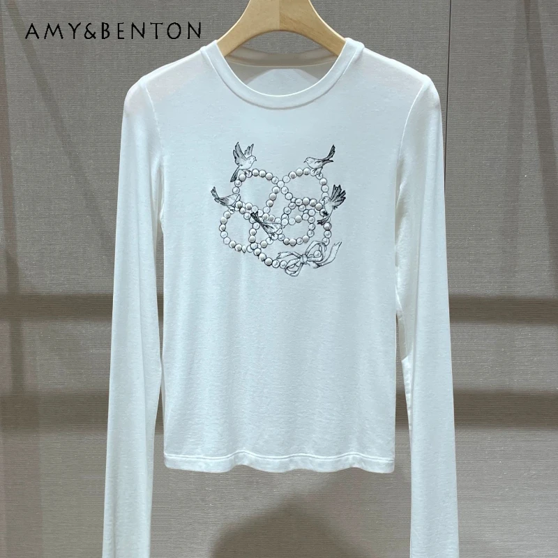 2026 Spring Women's Long Sleeve T-Shirt Fashion Casual Temperament Crew Neck Animal Printing Versatile Bottoming Shirt Ladies
2026 Spring Women's Long Sleeve T-Shirt Fashion Casual Temperament Crew Neck Animal Printing Versatile Bottoming Shirt Ladies