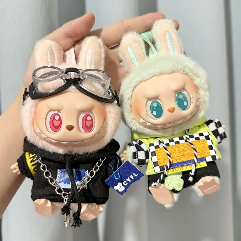 Подходит для куклы Лабу 15-17 см K-pop, крутая мини-идол, плюшевая кукла, набор для сидения, милая модная шляпа, одежда, подвеска, аксессуары 
Подходит для куклы Лабу 15-17 см K-pop, крутая мини-идол, плюшевая кукла, набор для сидения, милая модная шляпа, одежда, подвеска, аксессуары