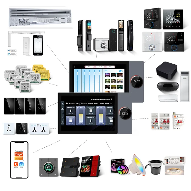 2025 New Arrival 7 Inch Screen Smart Home Gateway Smart Panel Smart Home System Zigbee Gateway
2025 New Arrival 7 Inch Screen Smart Home Gateway Smart Panel Smart Home System Zigbee Gateway