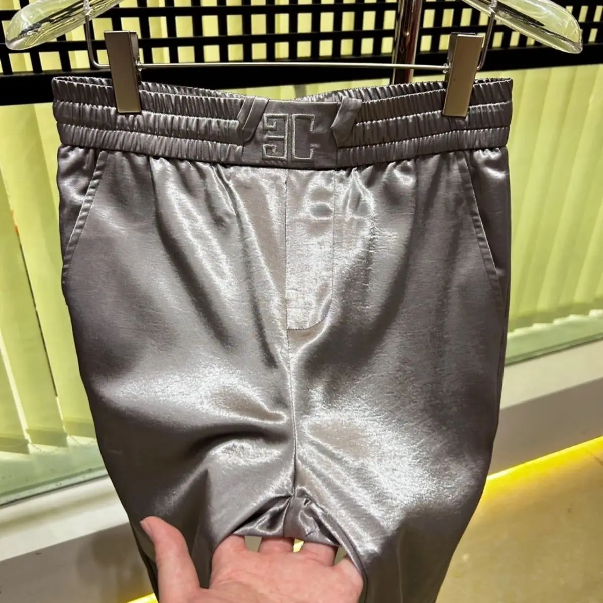 Summer Ice Silk Men Invisible Zipper Pants Sports Casual Black Plus Size Loose Trousers
Summer Ice Silk Men Invisible Zipper Pants Sports Casual Black Plus Size Loose Trousers