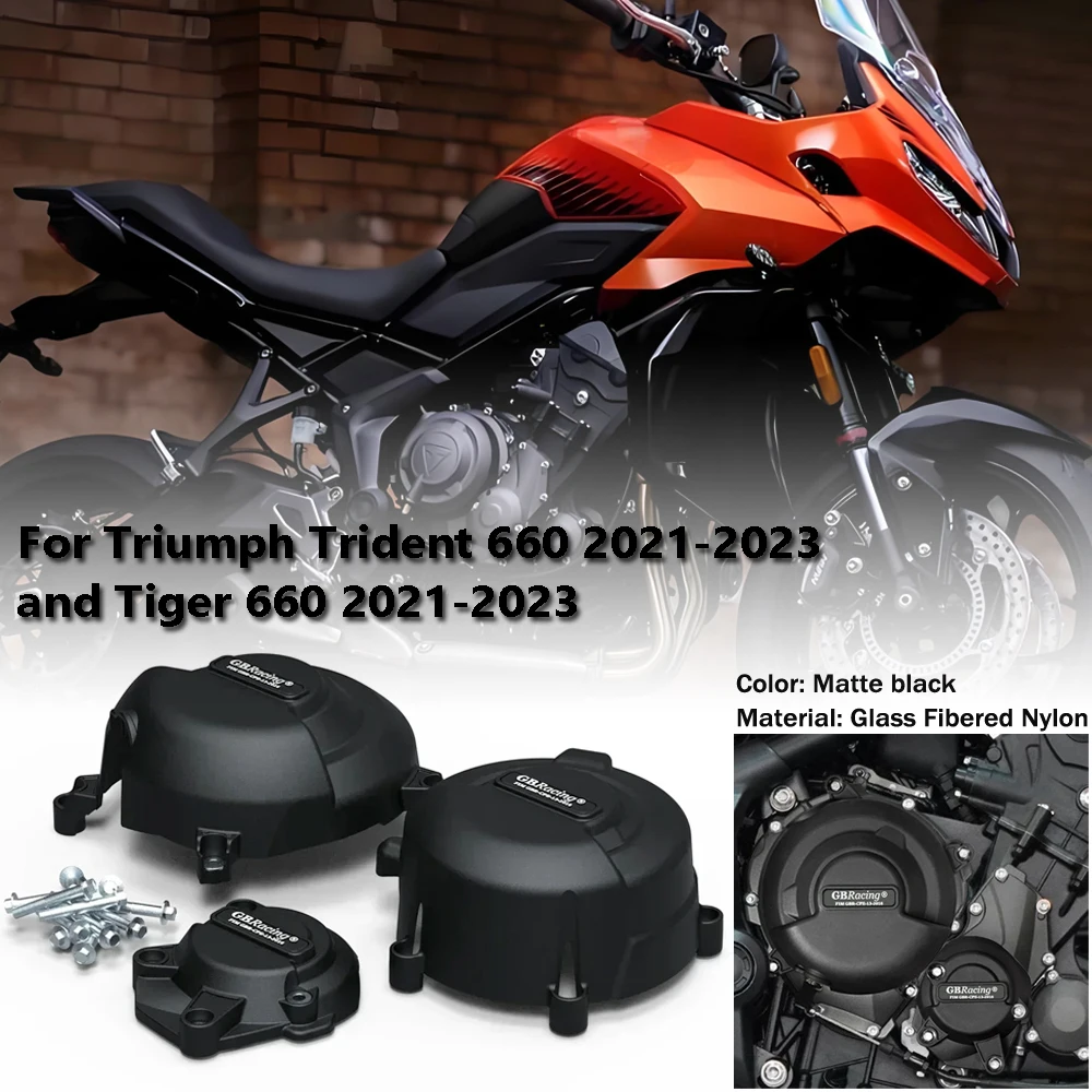 For Triumph Trident 660 2021-2023 and Tiger 660 2021-2023 GBRacing Engine Cover Protection Protection case accessories
For Triumph Trident 660 2021-2023 and Tiger 660 2021-2023 GBRacing Engine Cover Protection Protection case accessories