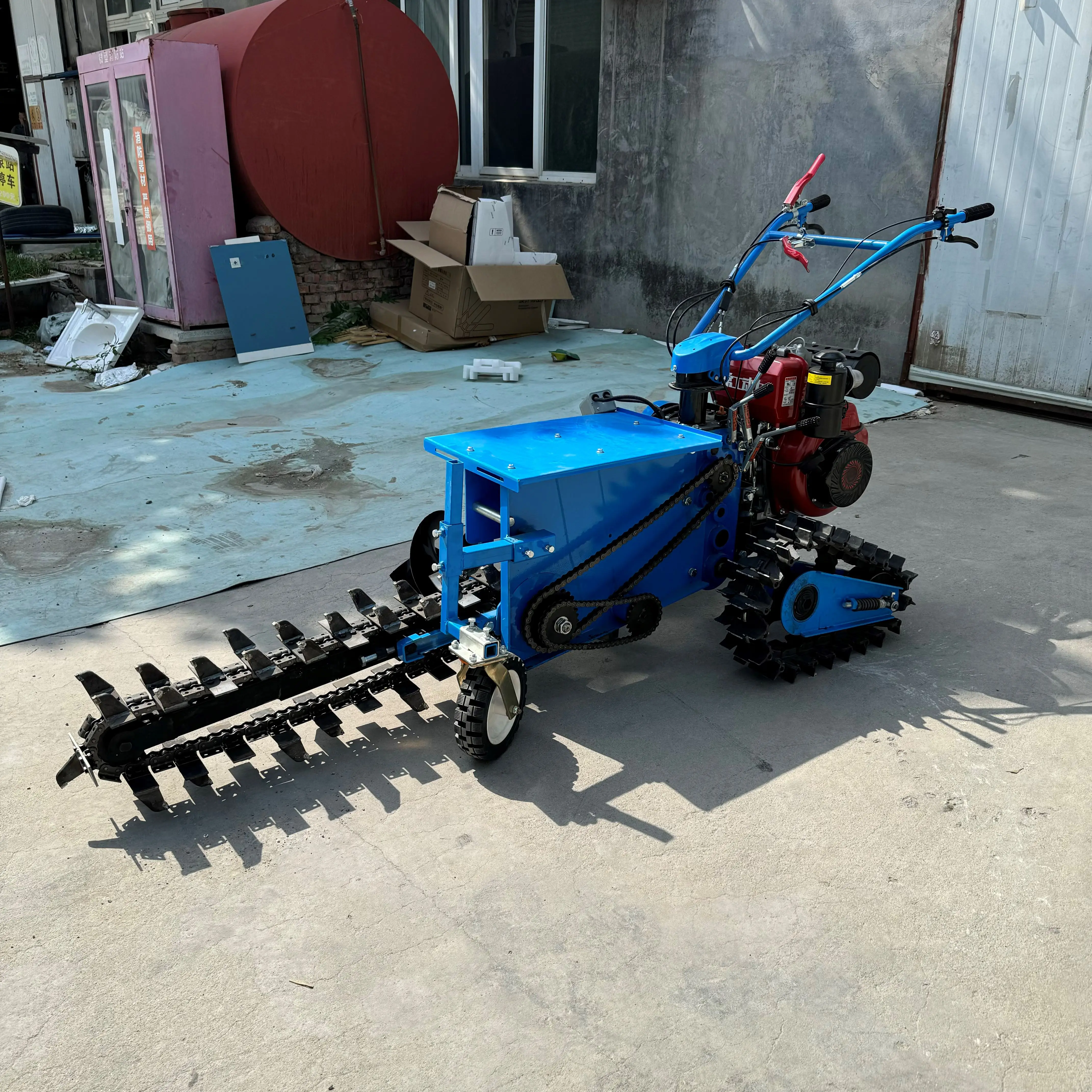 Strong Torque Walk-Behind Chain Digger Trenching depth 600m High-Performance Trench Machine for Farmland
Strong Torque Walk-Behind Chain Digger Trenching depth 600m High-Performance Trench Machine for Farmland