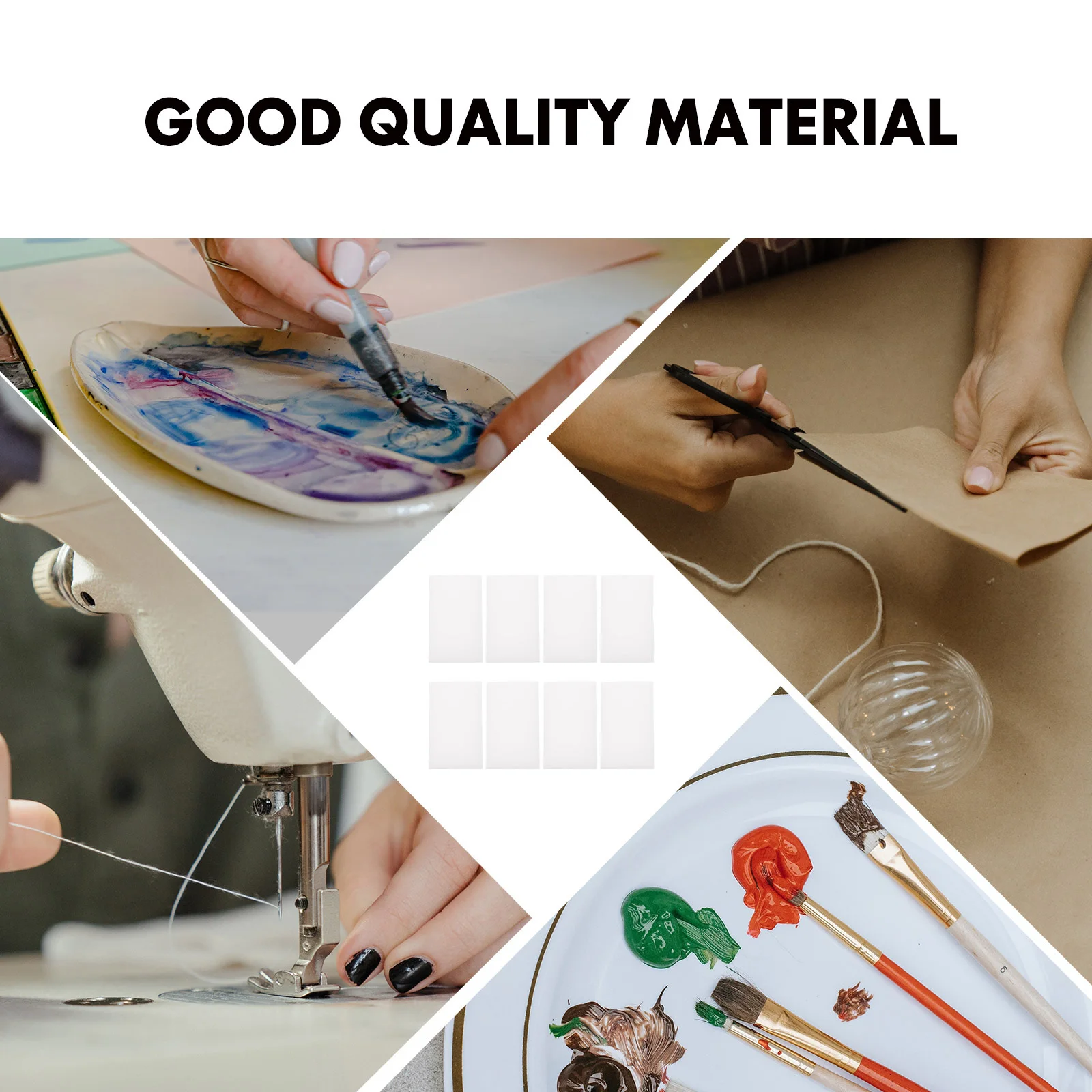 8 Pcs High Density Sponge Block Soft Pad 10x6x2 cm White DIY Felting Sponges Needle Heat Shrinkable Accessories Handmade 
8 Pcs High Density Sponge Block Soft Pad 10x6x2 cm White DIY Felting Sponges Needle Heat Shrinkable Accessories Handmade