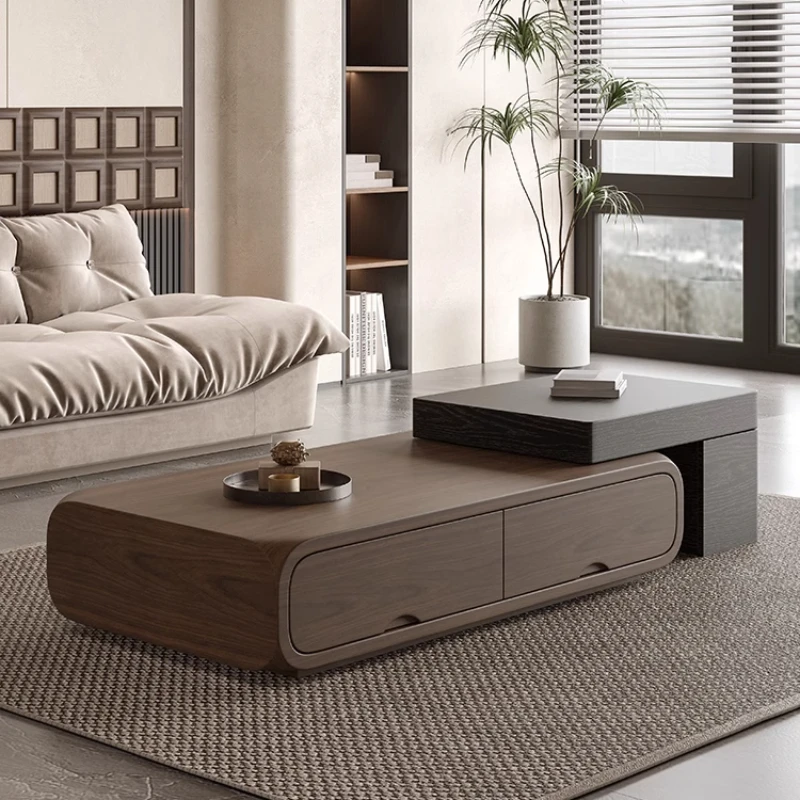 Italian simple small apartment medieval style living room household Internet celebrity walnut color retractable coffee
Italian simple small apartment medieval style living room household Internet celebrity walnut color retractable coffee