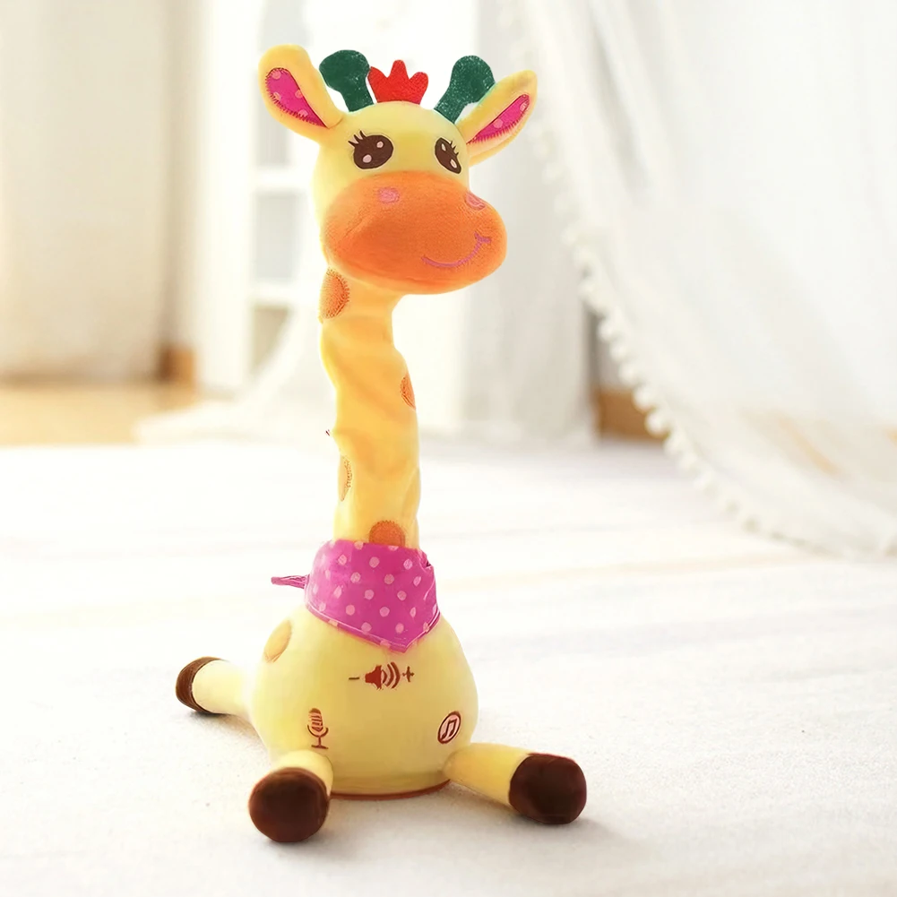 Stuffed Animal Baby Toy Repeating What You Say Glowing Musical Giraffe Adjustable Volume Control for Toddler Boys Girls Gifts
Stuffed Animal Baby Toy Repeating What You Say Glowing Musical Giraffe Adjustable Volume Control for Toddler Boys Girls Gifts