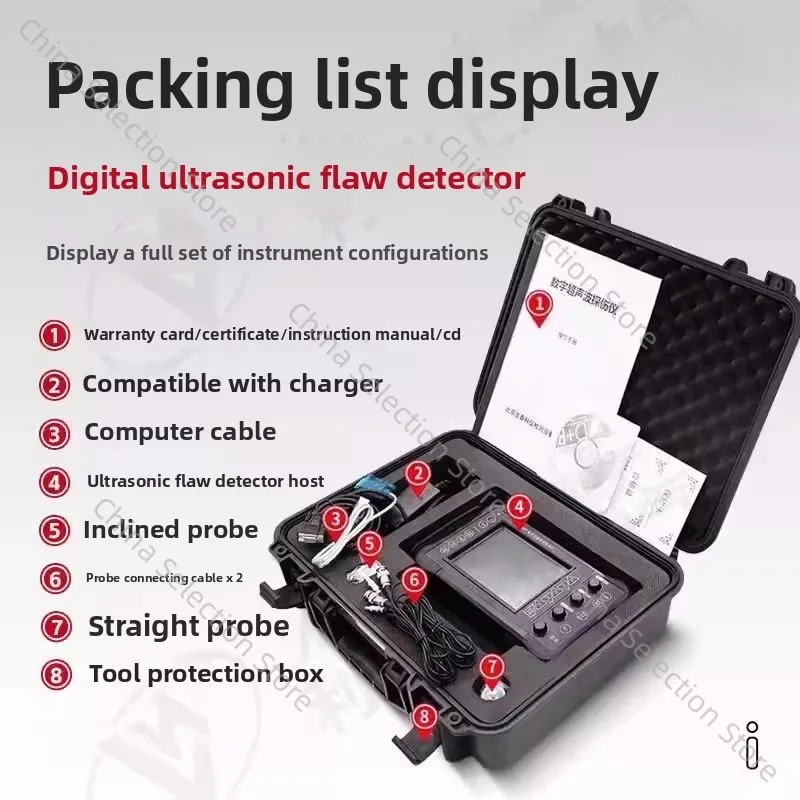 Ultrasonic Flaw Detector Crack and Pore Inclusion Metal Steel Structure Digital Portable Weld Detector
Ultrasonic Flaw Detector Crack and Pore Inclusion Metal Steel Structure Digital Portable Weld Detector