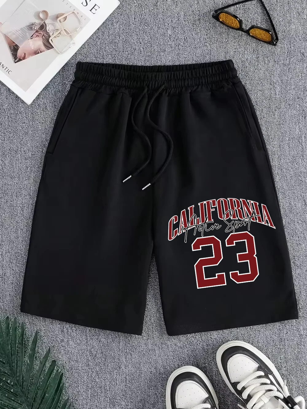 California Active Sport 23 Pants Mens Sporty Pocket Wide Knee Length Shorts Basics High Waisted Shorts Summer Oversized Clothes
California Active Sport 23 Pants Mens Sporty Pocket Wide Knee Length Shorts Basics High Waisted Shorts Summer Oversized Clothes